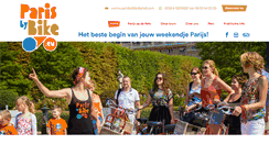 Desktop Screenshot of parisbybike.eu